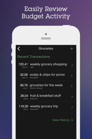 WellSpent Free -Simple and Sleek Budgeting App That Helps You Stick To Your Budgets screenshot 3