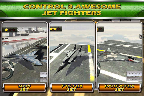 Jet Fighter Parking Simulator Game 2015 screenshot 3