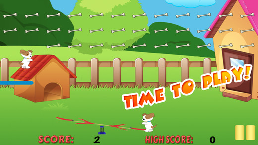 A Cute Puppy Bounce Game - Tasty Dog Treats Challenge XG
