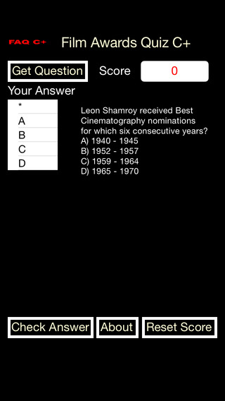 【免費遊戲App】Film Awards Quiz C+-APP點子