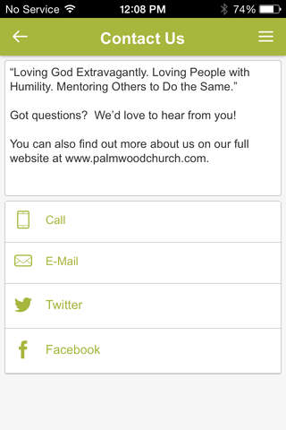Palmwood Church App screenshot 2
