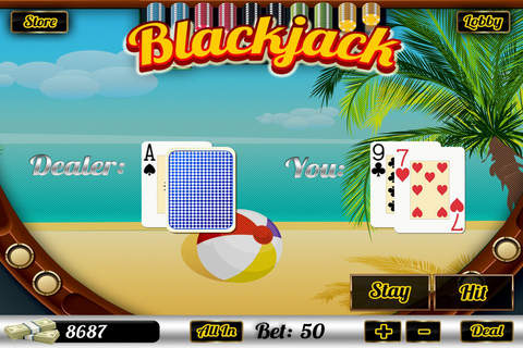 Beach Casino in the House of Las Vegas Win Fun Slots Poker and More Free screenshot 4