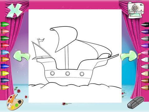 【免費書籍App】Kids Color Pages: paint, draw, printable, sharing coloring books-APP點子