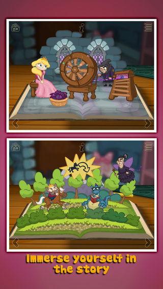 【免費書籍App】Grimm's Sleeping Beauty ~ 3D Interactive Pop-up Book-APP點子