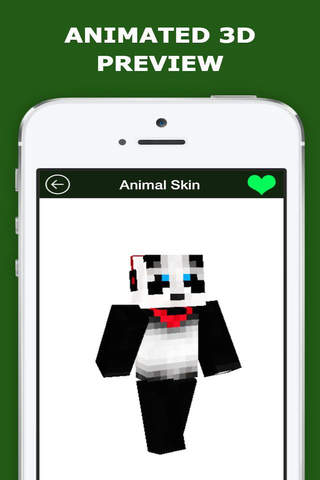 Animal Skins for PE Pro - Best skin for Minecraft Pocket Edition screenshot 3