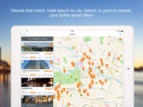 HOTEL INFO – hotel reservations for more than 300,000 hotels worldwide (iPad version) screenshot 2