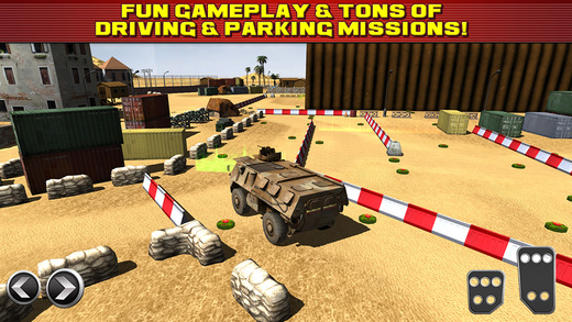 Army Truck Car Parking Simulator - Real Monster Tank Driving Test Racing Run Race Games
