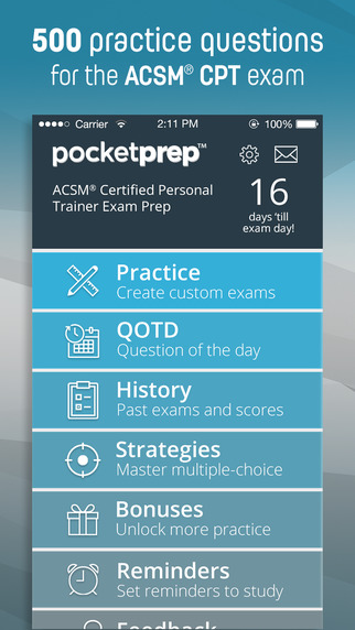 ACSM® CPT Exam Prep 2015