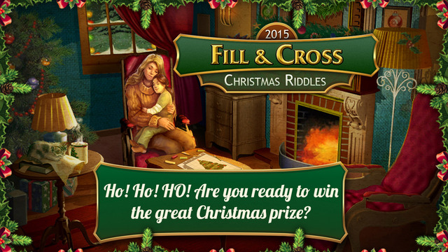 Fill and Cross. Christmas Riddles