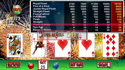 【免費遊戲App】AAA Advanced New Year VideoPoker-HD-APP點子