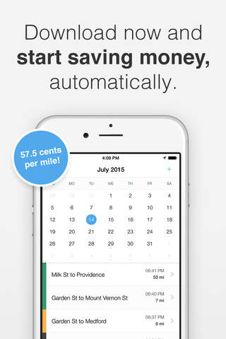 Autoed: Automatic Mileage Log and Mile Tracker to Track Every Auto Tax Deduction and Expense screenshot 4