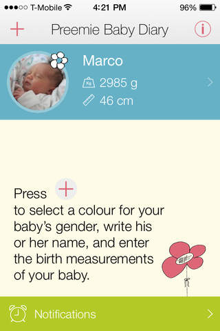 Preemie Baby Diary screenshot 3