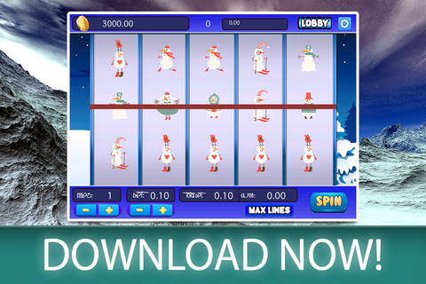 A Winter Slots Royale - Best Lucky Casino With 1Up Slot Machines And Game screenshot 3