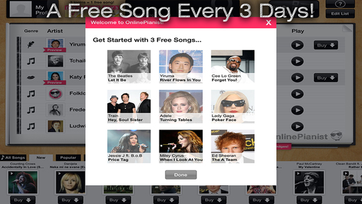【免費音樂App】Piano Tutorial for Popular Songs by OnlinePianist-APP點子