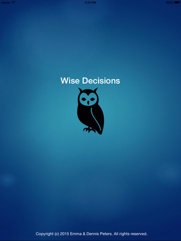 【免費生產應用App】Wise Decisions-APP點子