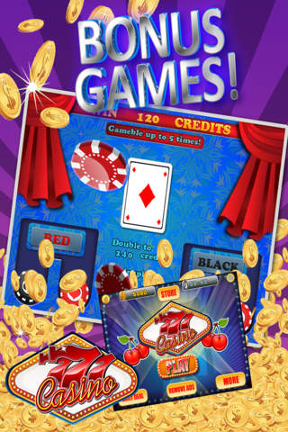Aces Vegas Slots - Slot Machine Blitz Mania With Super Bonanza Jackpot Payouts Games Free screenshot 4