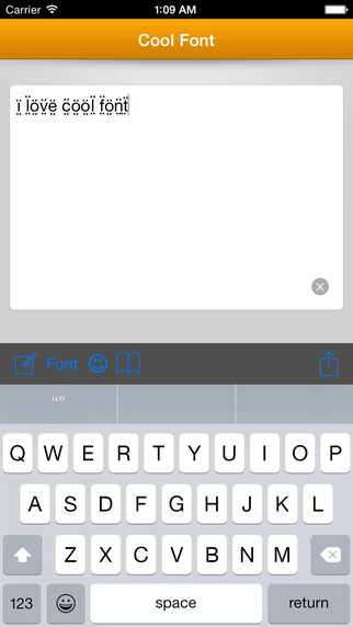 【免費生產應用App】Cool Fonts - 40 fonts + Emoticons + Characters + Symbols +Emojis + Texting-APP點子