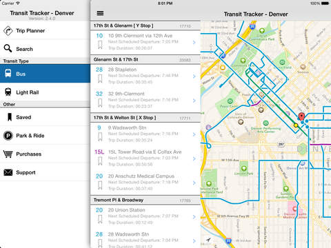 【免費交通運輸App】Transit Tracker - Denver (RTD)-APP點子