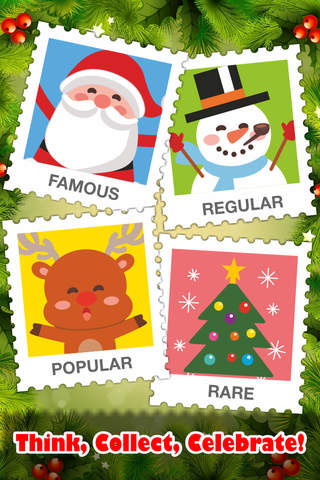 Christmas Stamps Collection - Friendly Matching Game For Winter Holidays screenshot 2