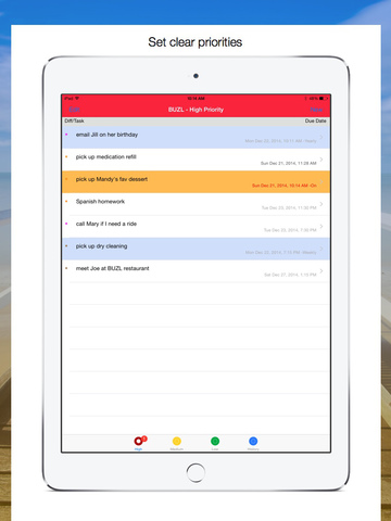 【免費生產應用App】BUZL - Priority List, Task Actions & Reminders-APP點子