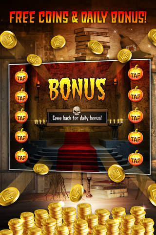 Haunted Halloween Slots : Hit the Jackpot with Free Lucky Casino Slot Machine Game screenshot 2