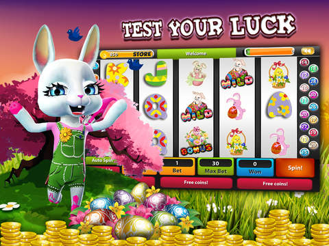 【免費遊戲App】` A Easter Surprise Slot Machine Casino - Play free gambling game with easter eggs 2015-APP點子