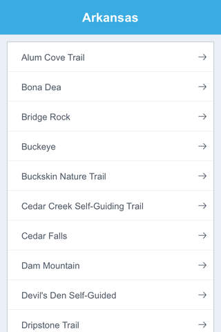 Arkansas National Recreation Trails screenshot 2