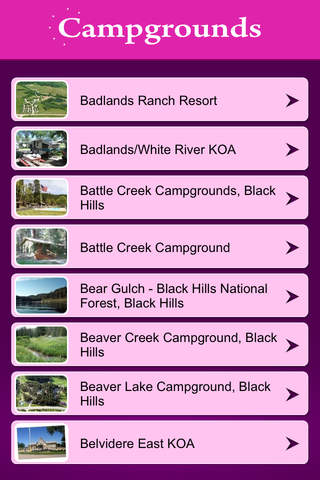 South Dakota Campgrounds Guide screenshot 2