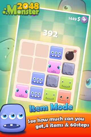2048 Monsters-Christmas Episode with 3 new modes ! screenshot 4