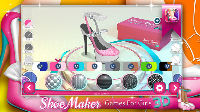 【免費生活App】Shoe Maker Games for Girls 3D: Become a Top Stylist in the World of Fashion Design-APP點子