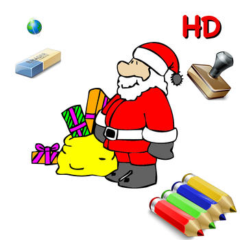 Christmas colorings for kids with colored pencils - 36 drawings to color with Santa Claus, christmas trees, elves, and more - FREE 娛樂 App LOGO-APP開箱王
