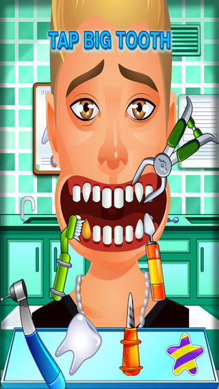Celebrity Dentist HD - Fun Superstar Pou Dental Game