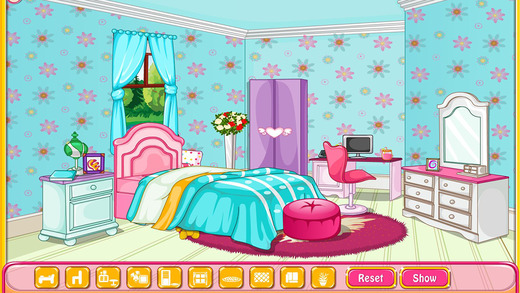 【免費遊戲App】Girly room decoration game-APP點子