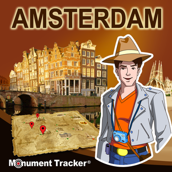 Brad in Amsterdam – Fun & challenging travel Guide for Amsterdam's History for kids & adults LOGO-APP點子