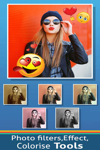 Emoji Picture Editor - Add Emoticons & Smileys To Photo For Instagram screenshot 3