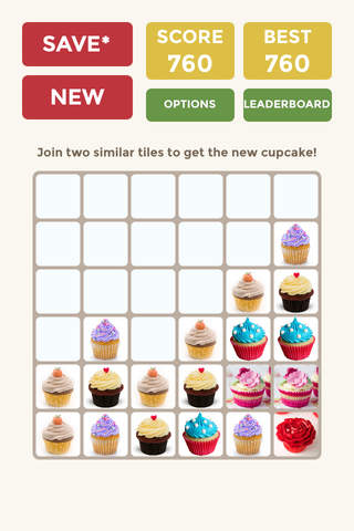 2048 Cupcake Endless Mode 3x3 4x4 5x5 6x6 screenshot 3