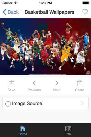 Basketball Wallpapers HD screenshot 2