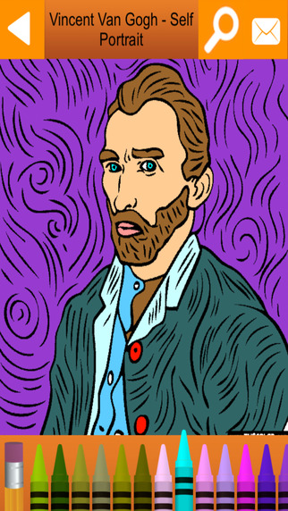 【免費遊戲App】Famous Paintings Coloring Book-APP點子