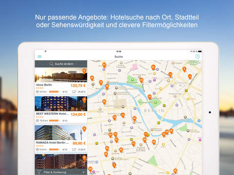 HOTEL INFO – hotel reservations for more than 300,000 hotels worldwide (iPad version) screenshot 2