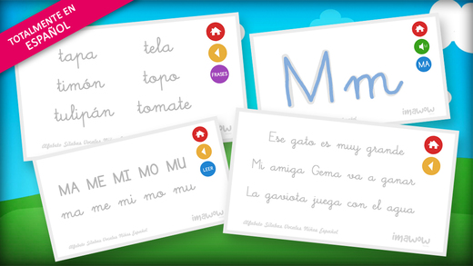 【免費教育App】Learning the Alphabet, the syllables and vowels in Spanish for Kids - Reading and writing - Literacy-APP點子