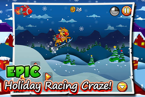 Christmas Rush Racing Craze - Fun Holiday Chase screenshot 3