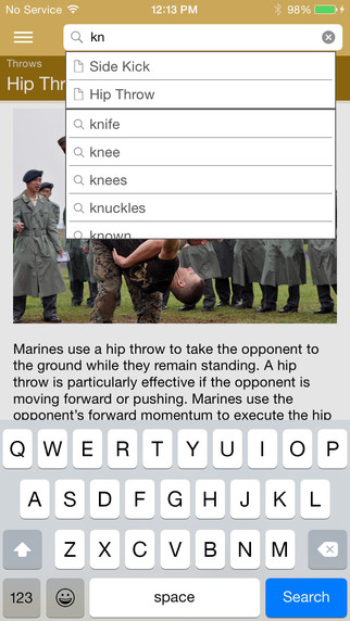 【免費健康App】Marine Martial Arts-APP點子