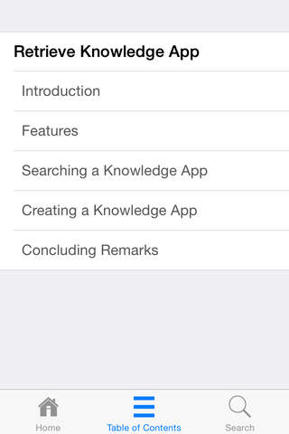 Retrieve Knowledge App screenshot 2