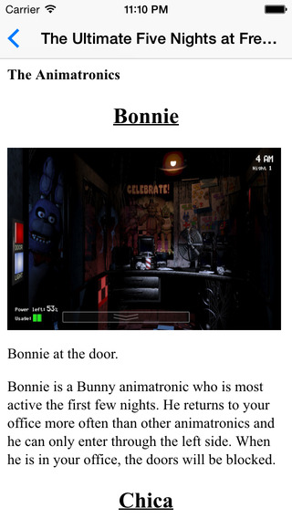 【免費書籍App】Unofficial Guide and walkthrough for Five Nights at Freddy's 2-APP點子