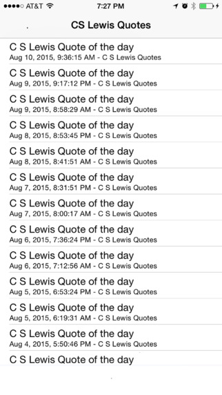 Quote of the day - CS Lewis Version