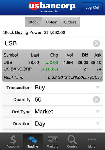 U.S. Bancorp Investments screenshot 3