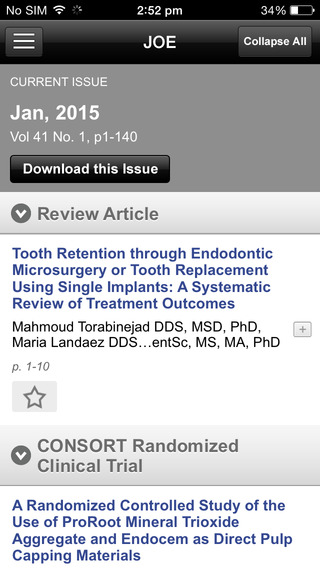 【免費醫療App】JOE: Journal of Endodontics-APP點子