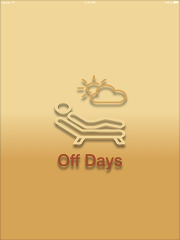 【免費生產應用App】Off Days-APP點子