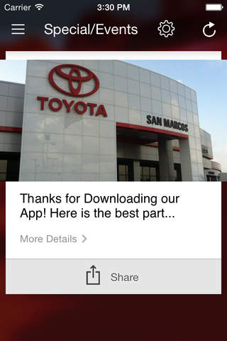 San Marcos Toyota DealerApp screenshot 3