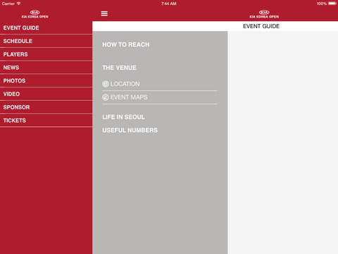 【免費運動App】KIA Korea Open for iPad-APP點子